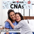 thumbnail image 3 of Koyal Wholesale We Heart Our CNAs, Happy CNA Week Nurses Week Decorations Banner, Pk-1, 3 of 5