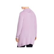Cupio Womens Plus Cowel-Neck Handkerchief Hem Sweater