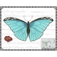 thumbnail image 2 of Vision Studio 32x26 White Modern Wood Framed Museum Art Print Titled - Butterfly Prose IV, 2 of 4
