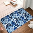 thumbnail image 4 of Pofeuu Evil Eye Print Flannel Doormats Rug16"x24"Rug Washable Doormats Indoor Outdoor Rugs for Layered Front Door Mats, Porch, Kitchen, Entryway, 4 of 7