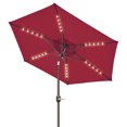 thumbnail image 2 of Strong Camel 8' Patio Umbrella Outdoor Sunshade LED Lighted Tilt Aluminum Garden Market Balcony, 2 of 11