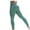 Mint Green, variant on HAiming Women's Sport Yoga Pants High Waisted Seamless Butt Lifting Leggings Casual Workout Athletic Running Trousers
