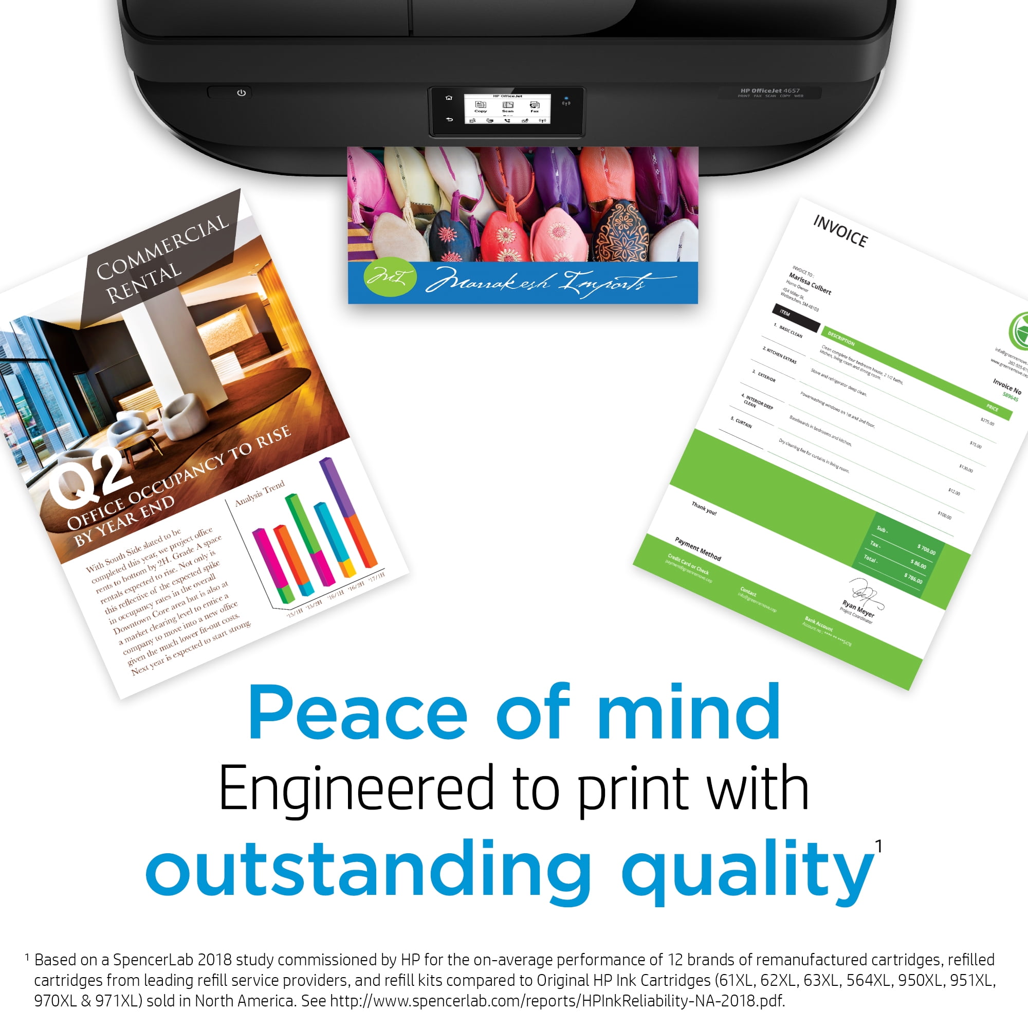 HP 68 Black/Tri-color Original Ink Cartridge2-pack