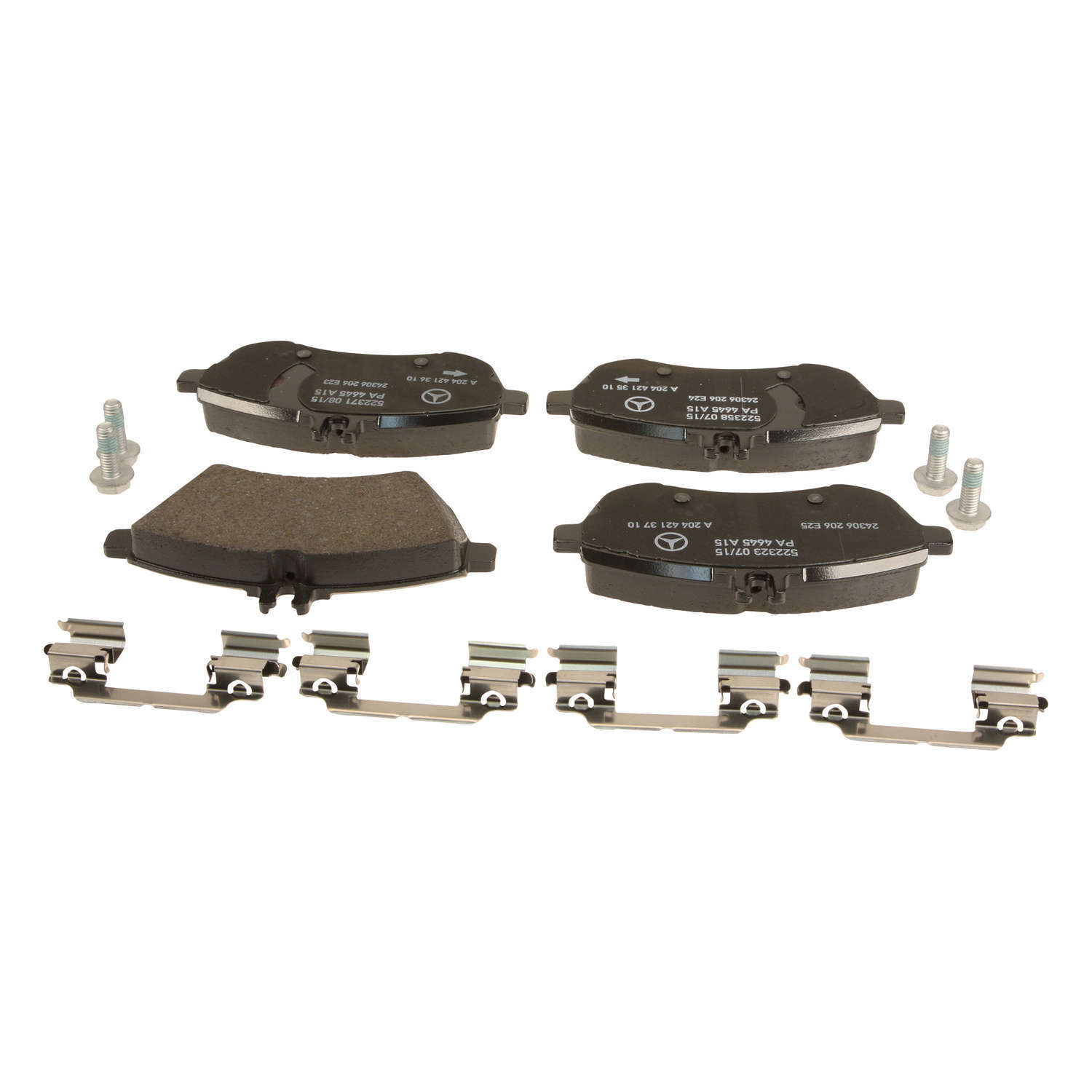 Genuine OE Replacement Brake Pad Set, w/ Shims
