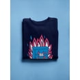 thumbnail image 3 of My Soul's Fire Piano Sweatshirt Women -Image by Shutterstock, Female x-Large, 3 of 4