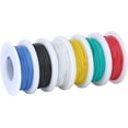 thumbnail image 4 of TUOFENG 28 awg Solid Wire-Solid Wire Kit-6 Different Colored 50 Feet spools 28 Gauge Jumper Wire -Hook up Wire Kit, 4 of 6