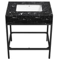 thumbnail image 3 of Meridian Furniture Marmo Black Engineered Stone Bathroom Vanity, 3 of 9