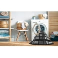thumbnail image 2 of Ahgly Company Machine Washable Indoor Rectangle Transitional Charcoal Black Area Rugs, 7' x 9', 2 of 7