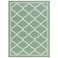 thumbnail image 2 of SAFAVIEH Machine Washable Rug Indoor/Outdoor Bermuda Collection - Bermuda Tamaya Geometric Machine Washable Indoor/Outdoor Runner Rug, Green/Ivory, 2' x 8', 2 of 6