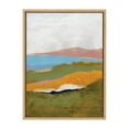 thumbnail image 2 of Kate and Laurel Sylvie Tuscan Framed Canvas Wall Art by Nikita Jariwala, 18x24 Natural, Colorful Abstract Landscape Nature Art for Wall, 2 of 6