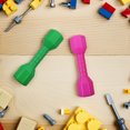 thumbnail image 4 of CTIRCHIU 10pcs dumbbell set Plastic Assorted Color For Coordination Training At Daycare, 4 of 8