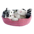 thumbnail image 2 of Pet de mascota interactiva de peluche Cat de mascota de mascota linda oficina realista versátil Gato gris, 2 of 8