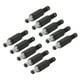 Connecteur C.c. Mâle 5.5mm x 2.1mm x 9mm Adaptateur de Câble d'Alimentation Adaptateur Coupleur Noir 10Pcs – image 1 sur 3