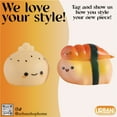 thumbnail image 4 of Urban Shop 3.5" 2-Pack Food Figural LED Mood Lights, Sushi and Dumpling, Beige, 4 of 9