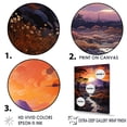 thumbnail image 3 of Designart "Glowing Heart Of The Volcano II" Volcano Canvas Prints, 3 of 7