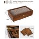 thumbnail image 5 of Uten Caja Para Relojes Con 12 Ranuras, Organizador De Cajas Para Relojes Con Cerradura Dorada Y Llave, Caja De Almacenamiento Para Exhibición De Relojes De Madera Con Cojines Extraíbles Para Relojes,, 5 of 5