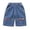 Dark Blue, variant on Boys Cute Car Embroidered Denim Shorts, Elastic Waist Knee-Length Casual Summer Shorts Light Blue 120