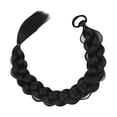 thumbnail image 2 of Ponytail Extensions with Ties - Soft Synthetic Hairpieces, Straight Wrap Around Extensions, 24-Inch Tail Hairpiece for Women, Versatile for Daily Wear, Parties, Festivals, Cosplay, Makeup Organizers, 2 of 9