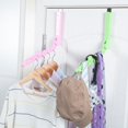 thumbnail image 3 of Storage Hanger Racks Clothes Drying Rack Plastic Multi-port Support Circle Scarf Clothes Hangers Organizer Holders(Random Color), 3 of 8