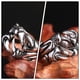 thumbnail image 3 of 1 unid con estilo Dragon Glaw Anillo abierto Hombre Anillo Hombre Joyería dedo Anillo único Decoración, 3 of 6