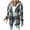 Gray, variant on RQYYD Women's Plaid Flannel Plaid Shacket Button Up Hooded Long Sleeve Fleece Jacket Winter Coat with Side Pockets