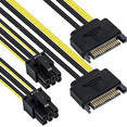 thumbnail image 2 of Sata Power Cable Sata15 Pin To 6 Pin PCI Express Graphics Video Card Power Cable Adapter, 2 of 4