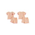 thumbnail image 2 of Cenuakty Baby3M 6M 12M 18M 24M 2T 3T Girl 2Pcs Summer Outfits Short Sleeve Fruit Embroidery Tops and Shorts Set Toddler Spring Clothes, 2 of 9