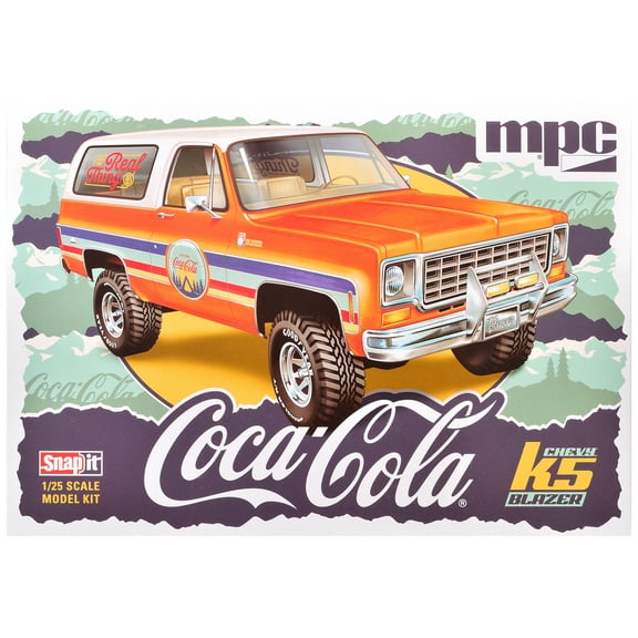 Skill 1 Model Kit Chevrolet K5 Blazer "Coca-Cola" 1/25 Plastic Snap Model by MPC