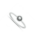 thumbnail image 4 of Bali Style High Polish Sun Flower Ring .925 Sterling Silver Band Jewelry Female Male Unisex Size 4, 4 of 4