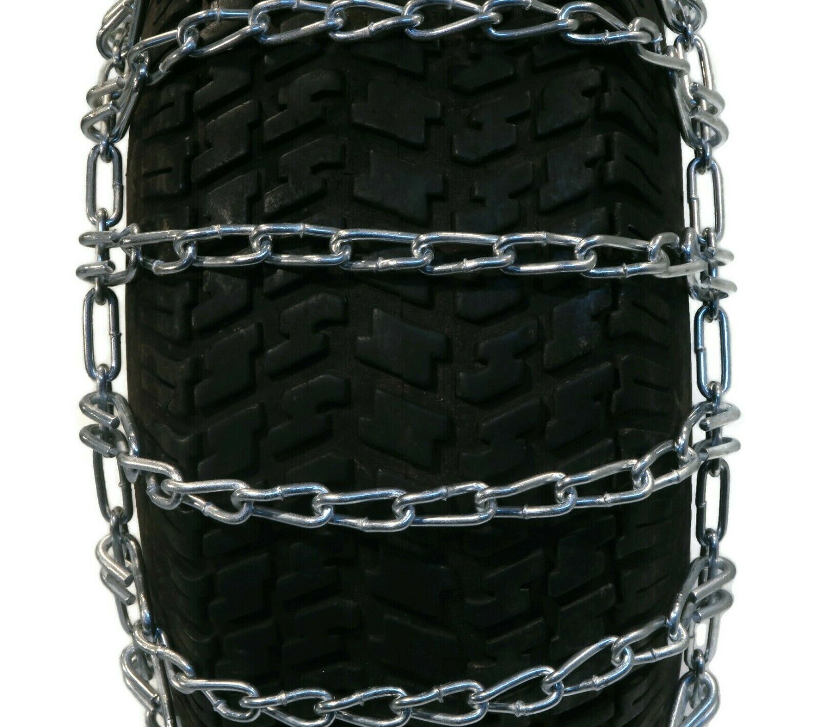 The ROP Shop | Pair 2 Link Tire Chains 15x6.00x6 For Toro Wheel Horse Lawn Mower Tractor Rider - image 4 of 6