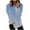 Sky Blue, variant on Fmbrln Womens Trendy Gradient Print Hoodless Sweatshirts Casual Long Sleeve Crew Neck Pullover Sweatshirts Blue L
