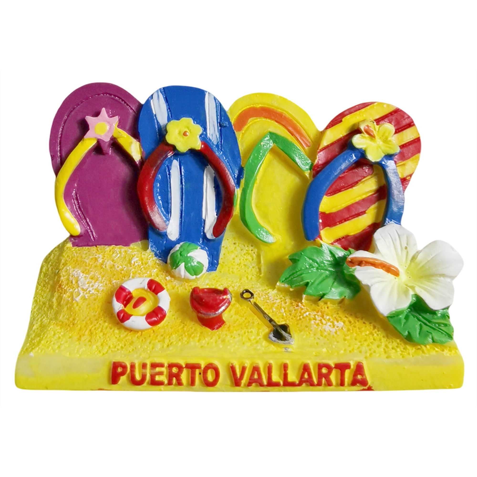 Puerto Vallarta Mexico 3D Fridge Magnet Souvenir Gift,Resin Handmade Refrigerator Magnet Home Decoration Collection