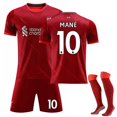 thumbnail image 1 of Camiseta de fútbol Liverpool Fc Mane No.10 para adultos, camiseta de fútbol local 2021/22, conjunto corto con calcetín-- BmatwkZeng Bmatwk Jersey, 1 of 2