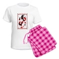 thumbnail image 5 of CafePress - Happy Christmas Krampus Pajamas - Women's Short Sleeve Print T-Shirt and Pants Light Cotton Pajama Set, 5 of 7