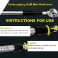 thumbnail image 3 of HOW TRUE Golf Ball Retriever, 15ft 18ft Aluminum Alloy Golf Ball Retriever for Water Telescopic Golf Ball Picker Upper, Golf Accessories for Men, 3 of 10