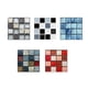 thumbnail image 4 of Bewildely Azulejos de mosaico, pegatinas, cubiertas de transferencia, papel tapiz reutilizable práctico, película impermeable, calcomanías de pared 2D, Decoración del hogar tipo 3 Bewildely HA064275-03, 4 of 6