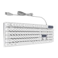 thumbnail image 1 of Mechanical Keyboard, 104 Keys USB Wired Keyboard with Colorful Backlit, Waterproof Plug and Play Computer Keyboard with Round Keycaps for Family Office Editing, 1 of 7