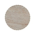 thumbnail image 3 of Outdoor Dining Table Outdoor/Indoor Lightweight Concrete Side Table,Travertine Finish,Patio Table, 3 of 9