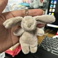 thumbnail image 4 of Stuffed Animals Cute Cartoon Rabbit Keychain Love Pompom Trinket Toy Girl Bag Car Keychain Mobile Phone Pendant Jewelry Gift, 4 of 6