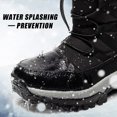 thumbnail image 4 of Botas de nieve de invierno zapatos de trabajo de caña alta para hombre antideslizantes para senderismo escalada camping, 4 of 9