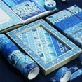 thumbnail image 4 of Juego de cintas de invierno, 10 rollos, cinta decorativa navideña azul y blanca para Bullet Journal, manualidades y manualidades, álbumes de recortes, envoltura de regalos, 4 of 8