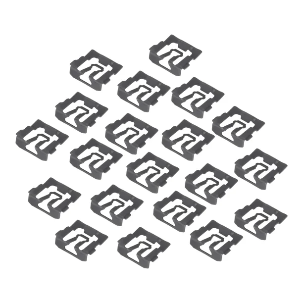 32-Pack Windshield Trim Molding Clips For Ford F100 F150 F250 F350 Trucks 1965-1993 (Black, Metal)