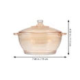 thumbnail image 2 of CATIEBYE Golden Glass Mixing Bowl Microwave Kitchen Bowl 1 Piece, 2 of 6