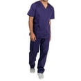 thumbnail image 6 of Medgear Scrubs Set - Unisex, Cargo Pants, V-Neck Top, Short Sleeve, Relaxed Fit, 6 of 7