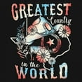 thumbnail image 3 of Greatest Country in the World Women's Long Sleeve T-shirt Cowgirl Cowboy Girlfriend Southwest Rodeo Country Western Rancher, 3 of 7