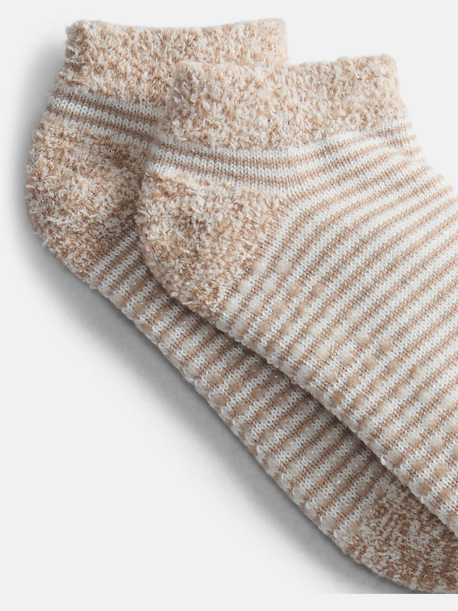 Joyspun Women's Double Layer Low Cut Lounge Socks, 3 Pack, Shoe Sizes 4-10