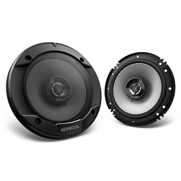 Kenwood KFC-1666S Haut-Parleur Stéréo pour Voiture 6-1/2 Pouces Haut-Parleurs Bidirectionnels avec Son Puissant et Installation Facile - Rehaussez l'Audio de Votre Voiture