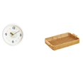 thumbnail image 1 of Reloj de pared moderno tejido con forma de cesta, decorativo, silencioso, con números , para colgar frutas, aperitivos, para decoración del hog, 1 of 8