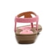 thumbnail image 4 of Las señoras de las mujeres del verano que tejen las sandalias planas cristalinas calzan los zapatos casuales de la playa Wmkox8yii shjk4249, 4 of 5