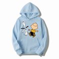 thumbnail image 3 of Sudadera con capucha de Snoopy y Charlie Brown para hombre y mujer, diseño de dibujos animados de anime, primavera y otoño, moda 2024, para parejas, 3 of 5